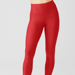 NWT Alo Yoga High-Waist Airlift Legging - Size S - Red/Scarlet